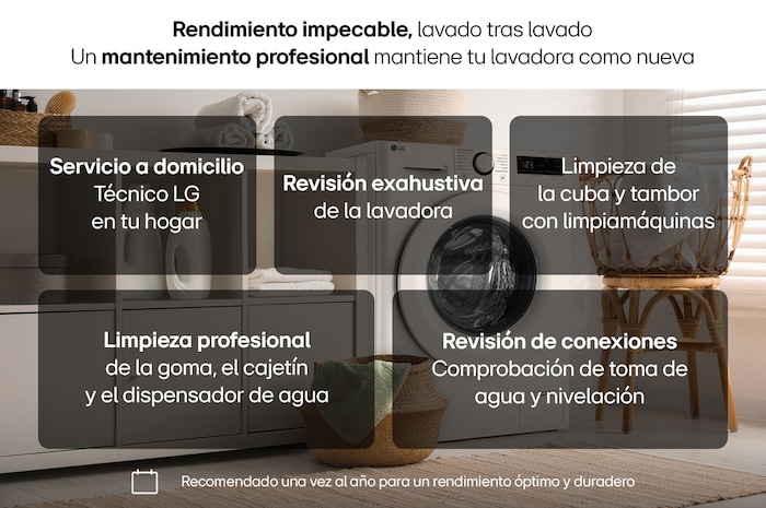 LG Mantenimiento para Lavadoras LG, ServicioML