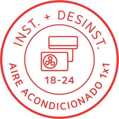 LG Instalación y Desinstalación de Aire Acondicionado 1x1 (18-24), Inst y Desinst de Aire Acondicionado 1x1 (18-24)