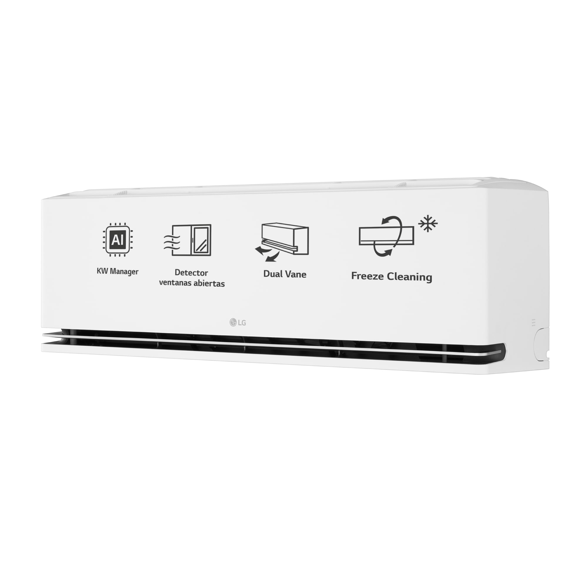 Vista frontal de LG DualCool® 2X1 9&#43;9M: Aire Acondicionado A&#43;&#43;&#43;/A&#43;&#43;, Control Consumo Futuro, WIFI 2X1MAGNA99.SET