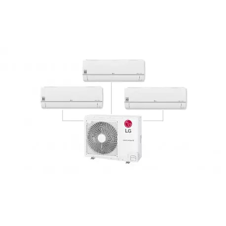 LG WIFI 3X1 9+9+12: Aire Acondicionado A++/A+, 10 años garantía, Función Ahorro de Energía, 3X1LG9912.SET