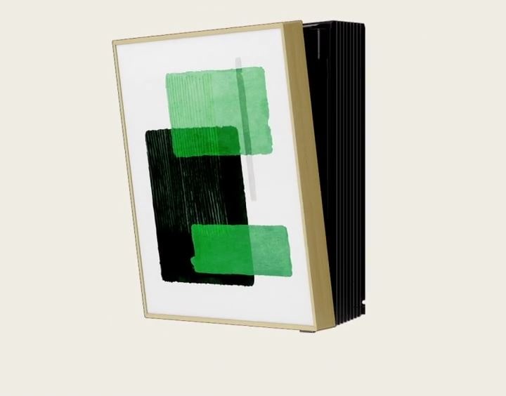 Convierte tu aire acondicionado en una obra de arte enmarcando tus cuadros favoritos	