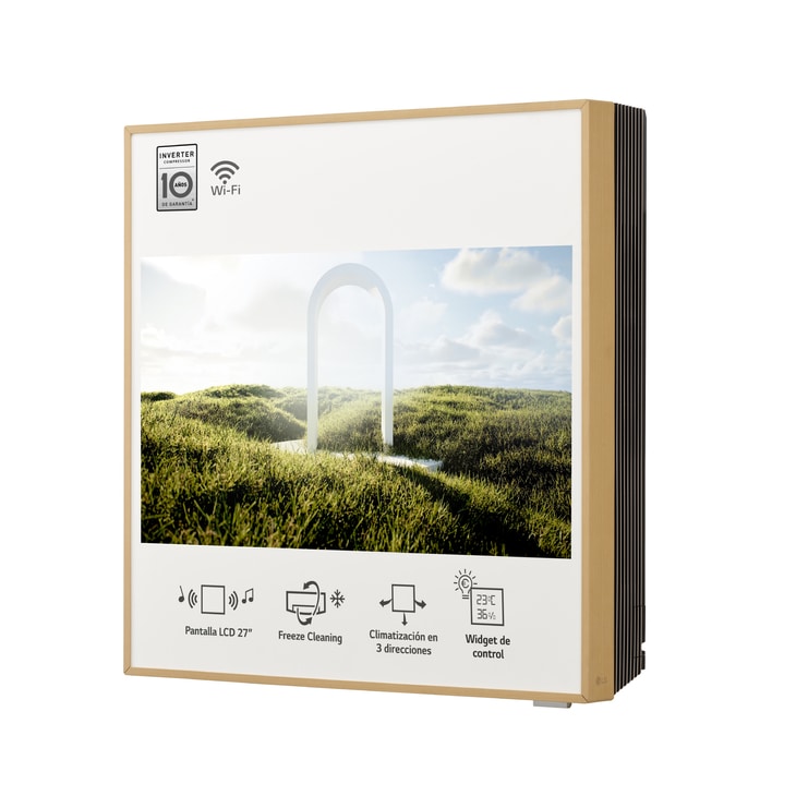 LG GALLERY 09 LCD: Aire Acondicionado, A++/A+, WIFI, Flujo Aire 3D, Altavoces 5W, GALLERY09TV.SET