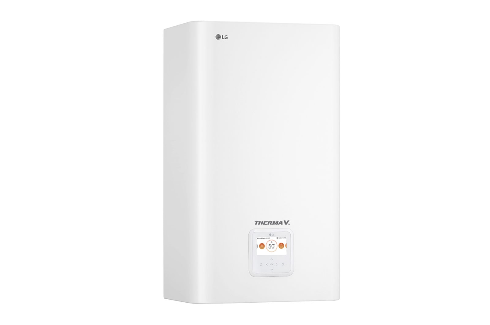 LG THERMA V Split Mural R410A Trifásica ofrece un diseño exterior mejorado con un control de calefacción fácil de usar (A+++/A++), HN1636M