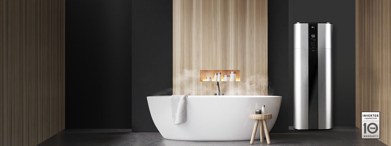 LG Water Heater Calentador de agua con bomba de calor 270 litros