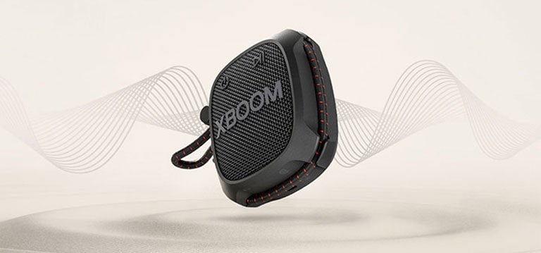 Soundwaves muestra el algoritmo de mejora de sonido bajo del LG XBOOM Go XG2T.