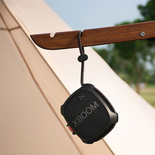 Imágenes lifestyle para mostrar cómo acoplar LG XBOOM Go XG2T.