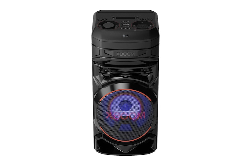 LG xboom La Bestia RNC5 - Altavoz gran potencia, 300W, karaoke, luces LED, efectos de DJ, Bluetooth, Negro, RNC5