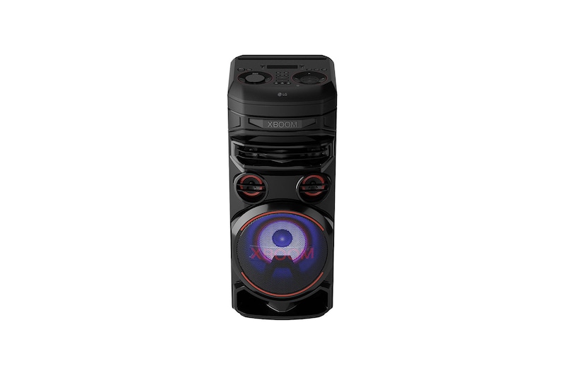 LG xboom La Bestia RNC7 - Altavoz gran potencia, 500W, karaoke, luces LED, efectos de DJ, Bluetooth, Negro, RNC7