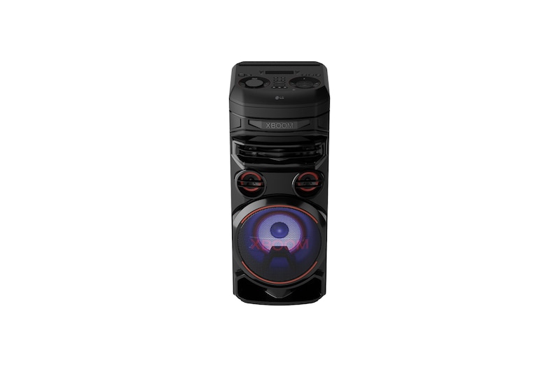 LG xboom La Bestia RNC7 - Altavoz gran potencia, 500W, karaoke, luces LED, efectos de DJ, Bluetooth, Negro, RNC7