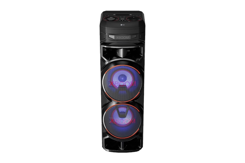LG xboom La Bestia RNC9 - Altavoz gran potencia, 1000W, karaoke, luces LED, efectos de DJ, Bluetooth, Negro, RNC9