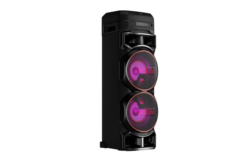 LG xboom La Bestia RNC9 - Altavoz gran potencia, 1000W, karaoke, luces LED, efectos de DJ, Bluetooth, Negro, RNC9