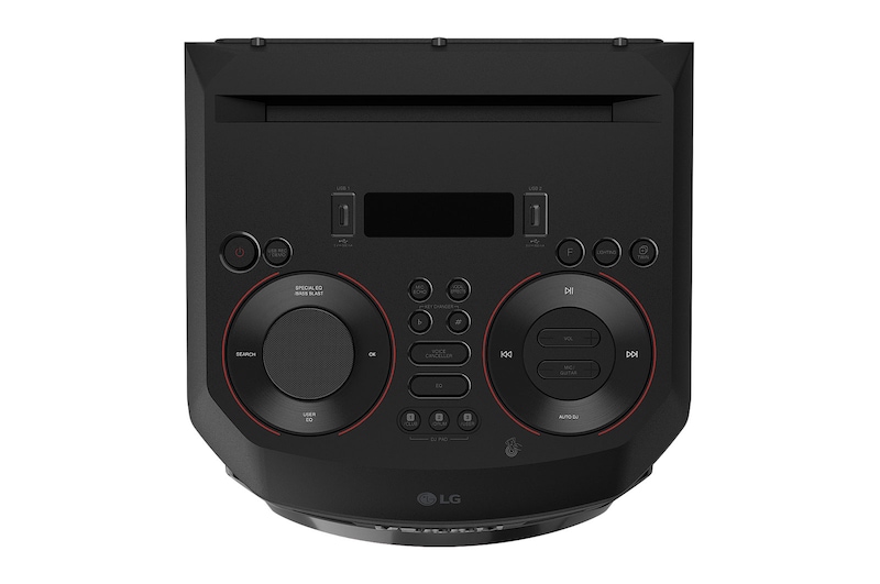 LG xboom La Bestia RNC9 - Altavoz gran potencia, 1000W, karaoke, luces LED, efectos de DJ, Bluetooth, Negro, RNC9