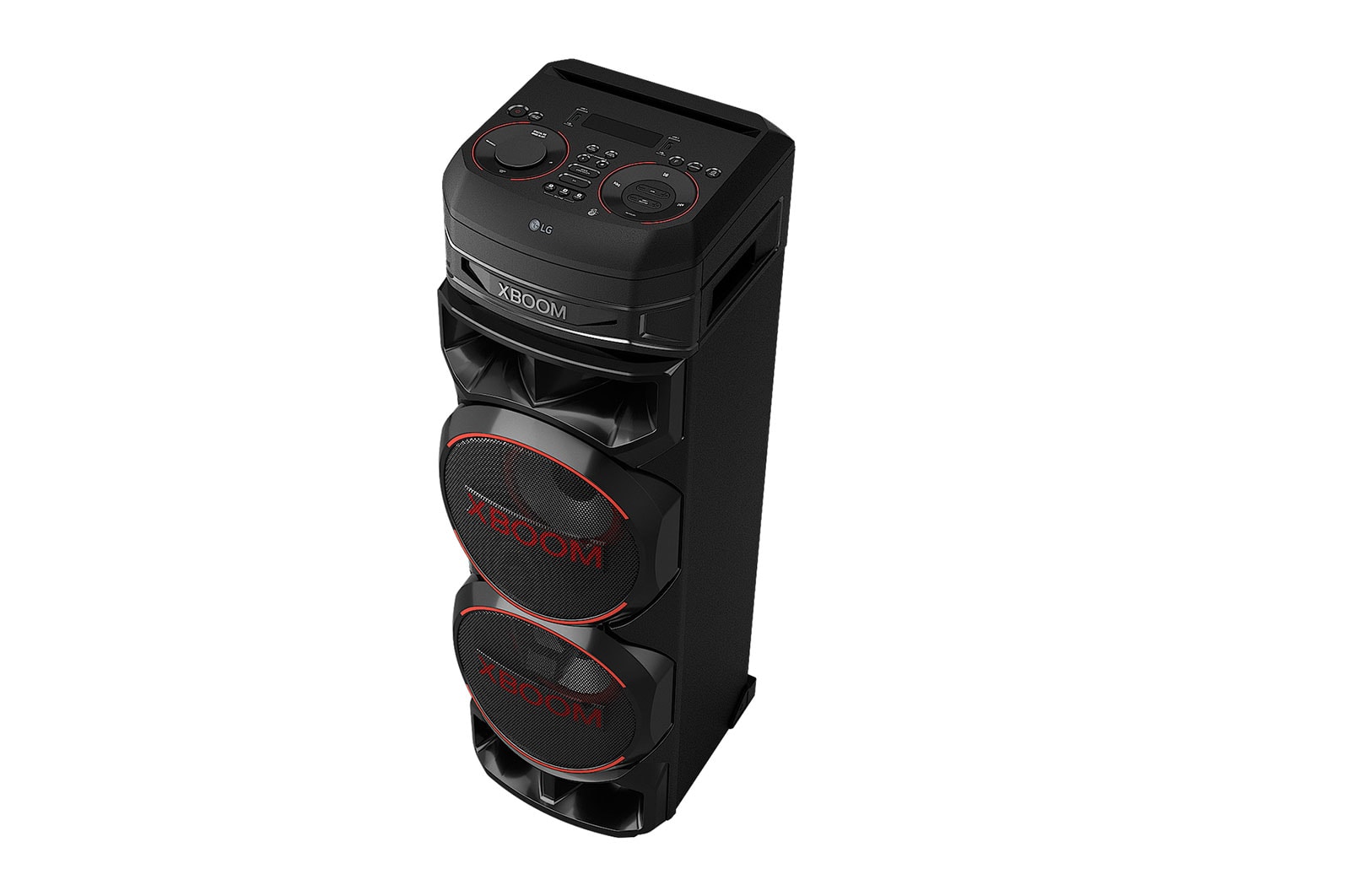 LG xboom La Bestia RNC9 - Altavoz gran potencia, 1000W, karaoke, luces LED, efectos de DJ, Bluetooth, Negro, RNC9
