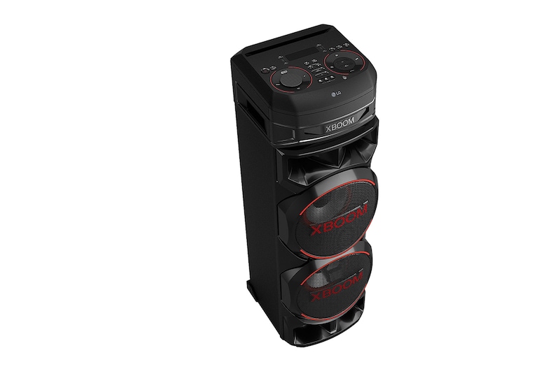 LG xboom La Bestia RNC9 - Altavoz gran potencia, 1000W, karaoke, luces LED, efectos de DJ, Bluetooth, Negro, RNC9