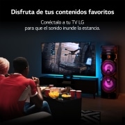 LG xboom La Bestia RNC9 - Altavoz gran potencia, 1000W, karaoke, luces LED, efectos de DJ, Bluetooth, Negro, RNC9