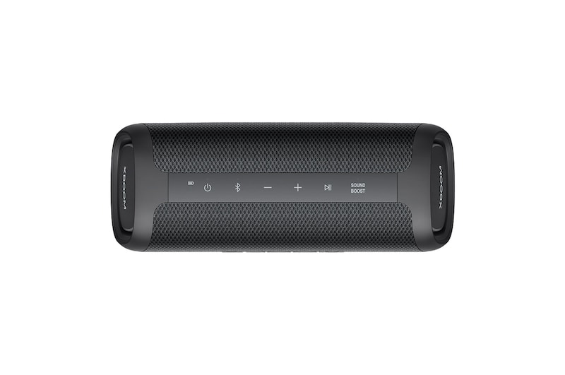 LG xboom XG5QBK - Altavoz inalámbrico, bluetooth, 20W, hasta 18h batería, resistencia IP67, Negro, XG5QBK