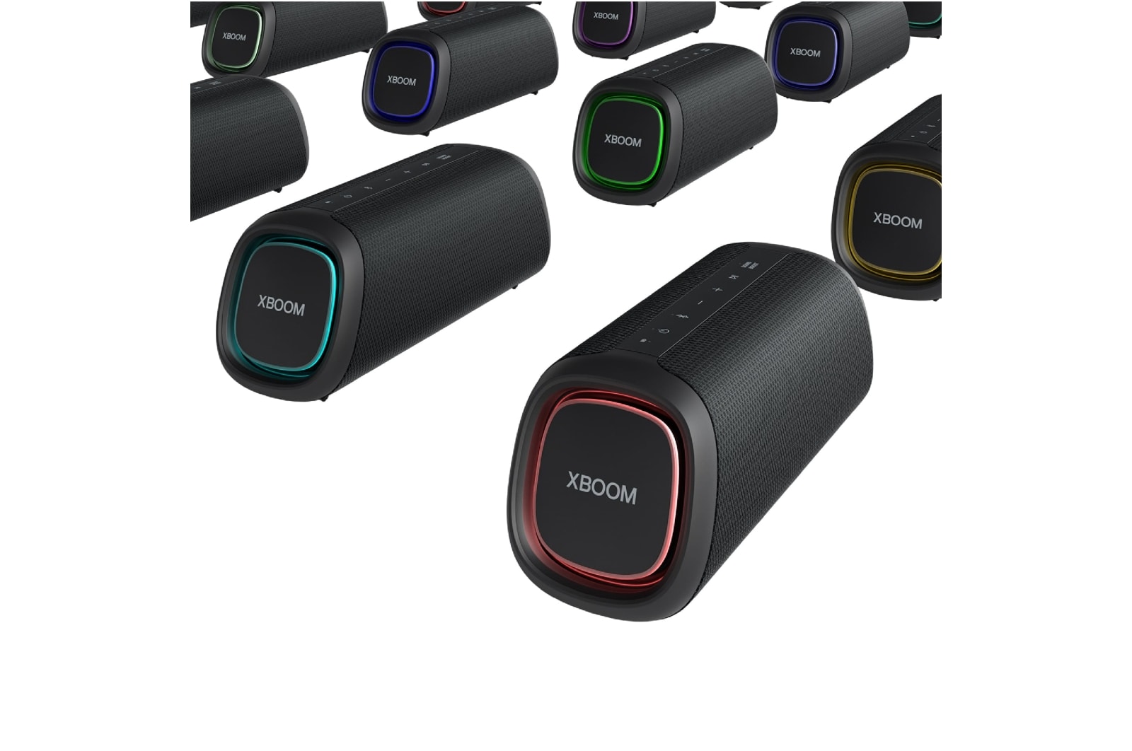 LG xboom XG7QBK - Altavoz inalámbrico, bluetooth, 40W, hasta 24h batería, resistencia IP67, Negro, XG7QBK