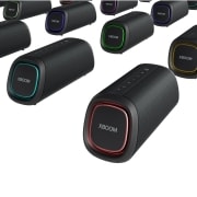 LG xboom XG7QBK - Altavoz inalámbrico, bluetooth, 40W, hasta 24h batería, resistencia IP67, Negro, XG7QBK