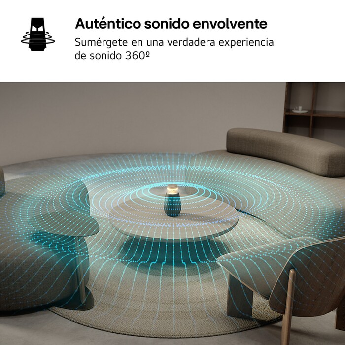 LG Altavoz Bluetooth LG XBOOM 360 XO2T con sonido onmidireccional de 20W de potencia y hasta 15 horas de batería, XO2TBE