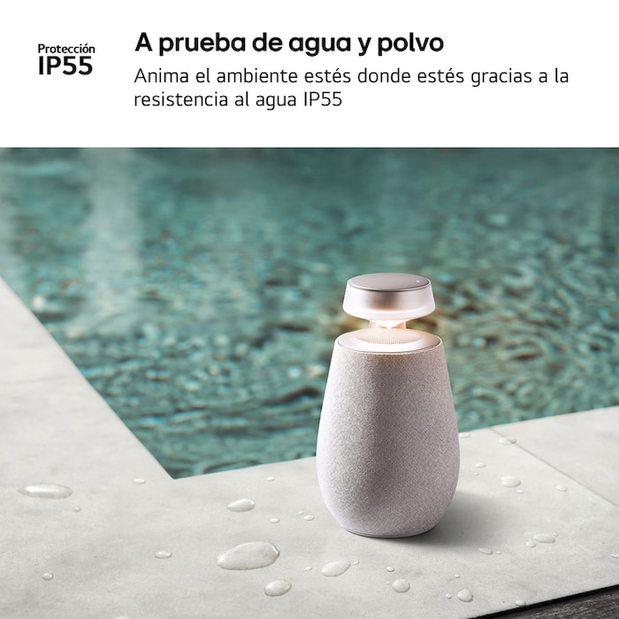 LG xboom XO2TBK - Altavoz inalámbrico, bluetooth, 20W, hasta 15h batería, resistencia IP55, Negro, XO2TBK