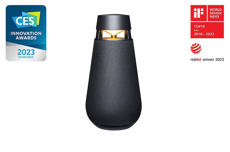 LG Altavoz Bluetooth LG XBOOM 360 X03 con sonido onmidireccional de 50W de potencia y hasta 24 horas de batería, XO3QBK