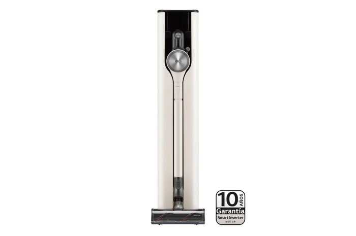 LG Aspirador escoba LG All-in-One Kompressor 210W de succión, sistema de autovaciado, doble batería y sistema de compresión de polvo, A9T-ULTRA2C