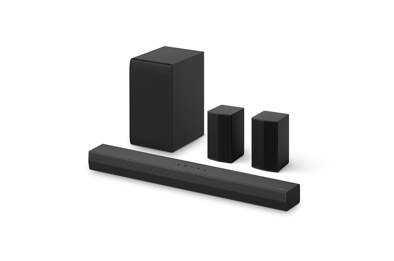 LG Soundbar Home Cinema de LG con 4.1 canales, altavoces traseros y sonido envolvente S40TR, S40TR.DESB