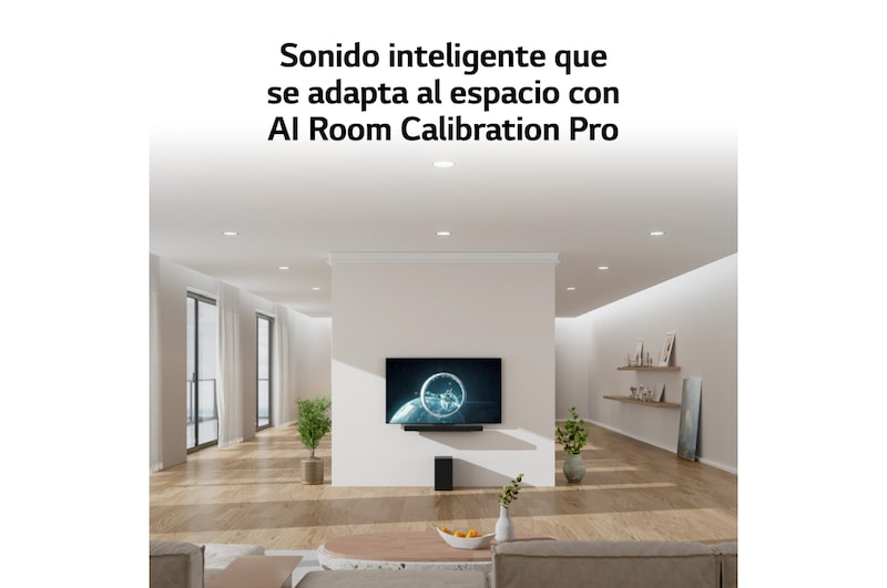 LG Barra de Sonido - LG SC9S, Bluetooth, 400W, 3.1.3  canales con Subwoofer, Dolby Atmos, Gris Oscuro, SC9S