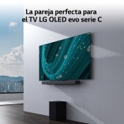 LG Barra de sonido para TV - LG SC9S, Bluetooth, 400W, 3.1.3  canales con Subwoofer, Dolby Atmos, DTS:X, IA Ready, Gris Oscuro, SC9S