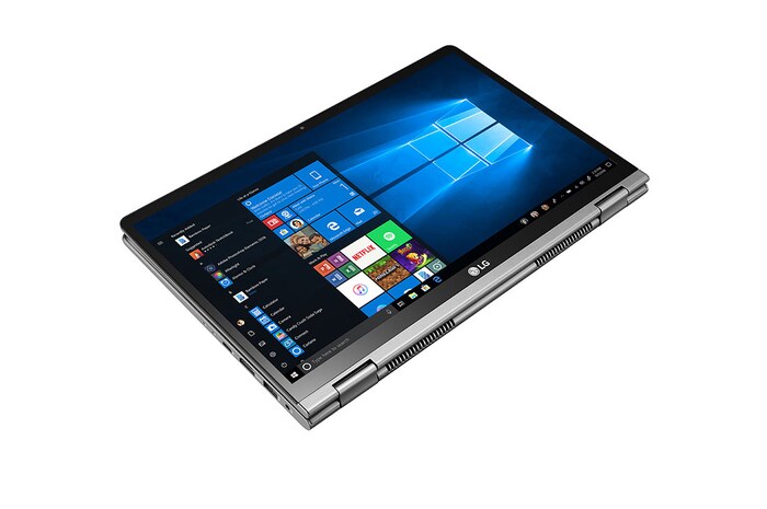 LG Gram 14T90P-G-AA78B Windows 10 Home - Convertible 2 en 1 ultraligero de 35,5cm (14") FHD IPS (1kg, autonomía 20,5h, Intel i7 10ª gen., Intel UHD Graphics, 16GB RAM, 512GB SSD NVMe) Plata - Teclado Español, 14T90P-G-AA78B