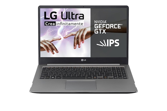 LG Ultra 15U70N-J.AA78B Windows 10 Home - Portátil de 39,6cm (15,6") FHD IPS (1,9kg, autonomía 16h, Intel i7 10ª gen., NVIDIA® GeForce® GTX 1050, 3GB VRAM, 16GB RAM, 512GB SSD NVMe) Plata - Teclado Español, 15U70P-J-AP78B
