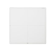 Vista frontal del detector de rayos X digital LG 17HK701G-W en blanco