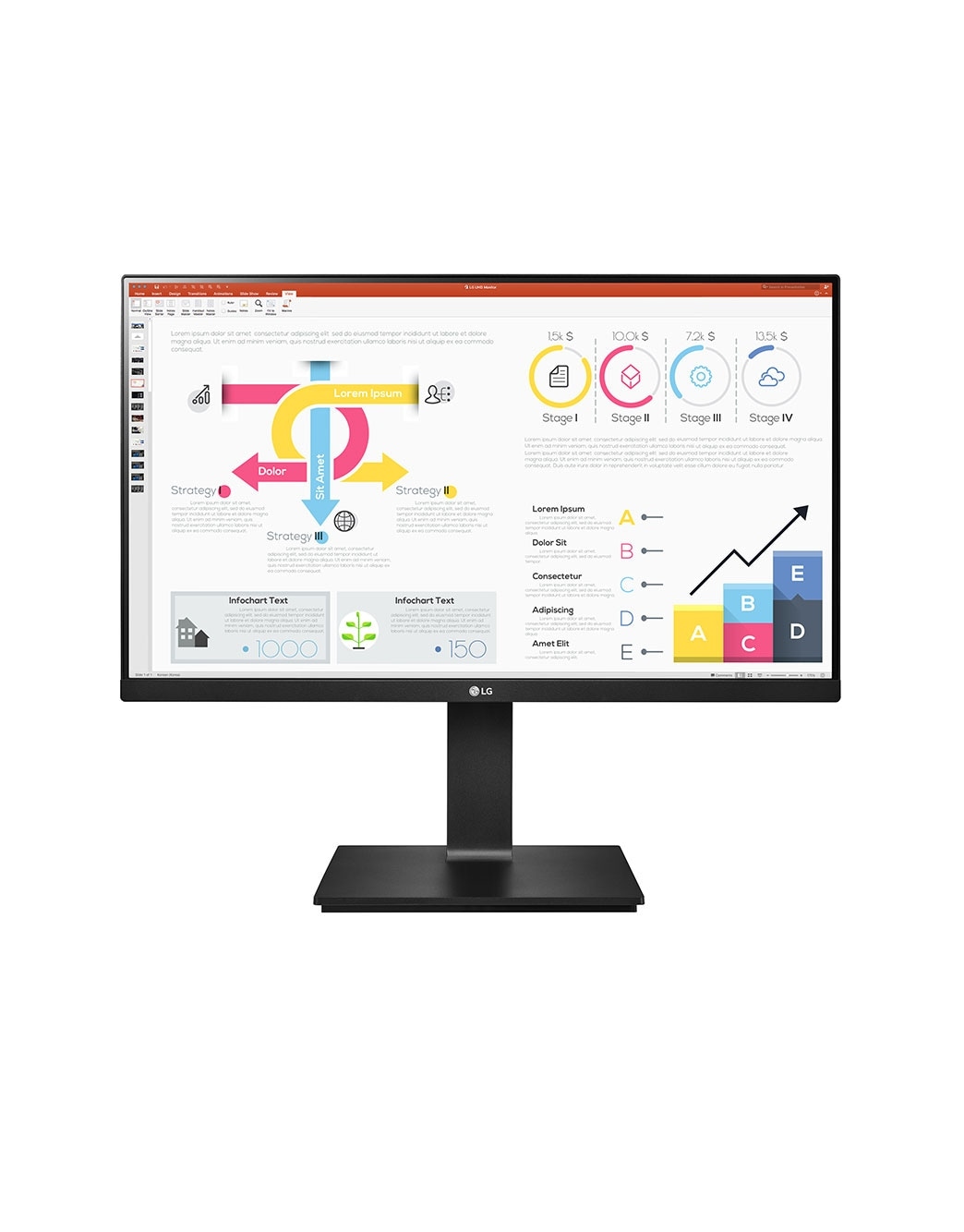 Monitor LG IPS (Panel IPS:2560x1440px, 16:9, HDR10, sRGB 99