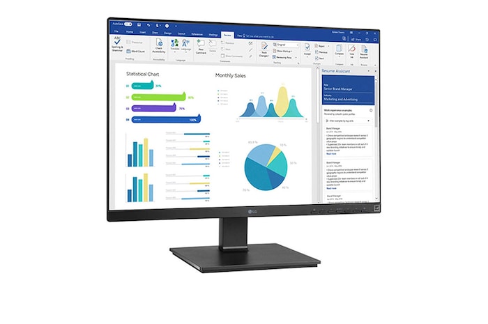 LG- 25BL55WY-B- Monitor Corporativo (Panel IPS: 1920 x 1080px, ratio 16:10, 300 cd/m², 1000:1, 60Hz, 5ms) ; entr: D-SUB x1, HDMI x1, DP x1, USB-A x3 ; Regulable en altura e inclinación, pivotable y giratorio,, 25BL55WY-B