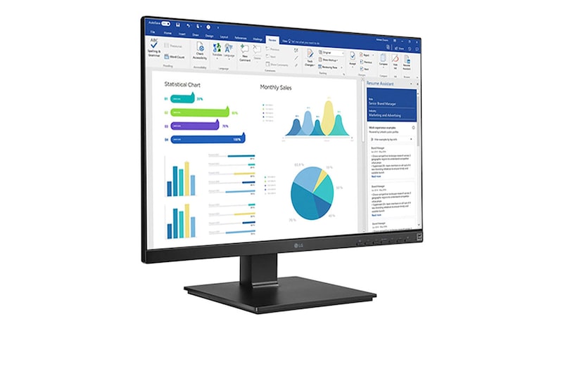LG- 25BL55WY-B- Monitor Corporativo (Panel IPS: 1920 x 1080px, ratio 16:10, 300 cd/m², 1000:1, 60Hz, 5ms) ; entr: D-SUB x1, HDMI x1, DP x1, USB-A x3 ; Regulable en altura e inclinación, pivotable y giratorio,, 25BL55WY-B