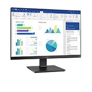 LG- 25BL55WY-B- Monitor Corporativo (Panel IPS: 1920 x 1080px, ratio 16:10, 300 cd/m², 1000:1, 60Hz, 5ms) ; entr: D-SUB x1, HDMI x1, DP x1, USB-A x3 ; Regulable en altura e inclinación, pivotable y giratorio,, 25BL55WY-B