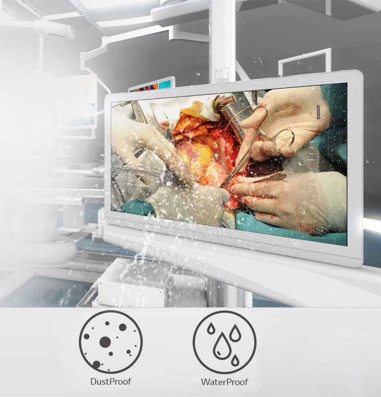 DICOM Parte 14 y estabilización de brilloA prueba de polvo y </br>resistente al agua