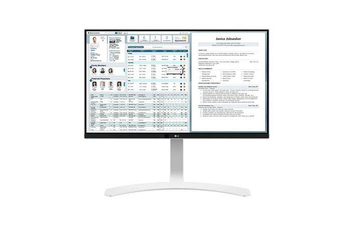 LG Monitor de Revisión Clínica LG IPS 8MP, 27", estabilizador de brillo, 178º de ángulo de visión, 27HJ712C-W