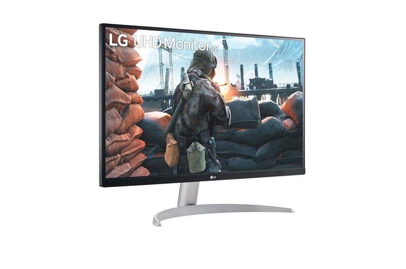 LG 27UP600-W - Monitor para creadores LG 4K UHD (Panel IPS: 3840x2160, 400nit, 1200:1, HDR10, DCI-P3 >95%); diag. 68,4cm; entradas: HDMI x2, DP x1., 27UP600-W
