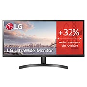 LG 29WL500-B - Monitor Ultrapanoramico 21:9 LG UltraWide (Panel IPS:2560 x 1080, 250cd/m², 1000:1, sRGB >99%); diag. 73cm; entr.: HDMIx2; Ajust. en inclinación., 29WL500-B