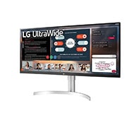 LG 34WN650-W - Monitor Ultrapanoramico 21:9 LG UltraWide (Panel IPS: 2560x1080, 400cd/m², 1000:1, sRGB>99%); diag. 86,72cm; entr.: HDMIx2, DPx1; altavoces 2x7W;  Ajust. en altura e inclinación., 34WN650-W