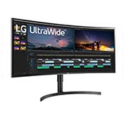 LG 38WN75C - Monitor Ultrapanoramico 21:9 LG UltraWide (Panel IPS: 3840x1600, 300cd/m², 1000:1, sRGB>99%, curvo); diag. 95,3cm; entr.: HDMIx2, DPx1, Thunderbolt™ 3; Ajust. en altura e inclinación., 38WN75C-B