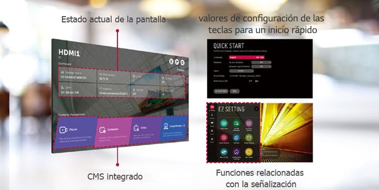 Se pueden realizar varias tareas simultáneamente con la interfaz gráfica de usuario intuitiva.