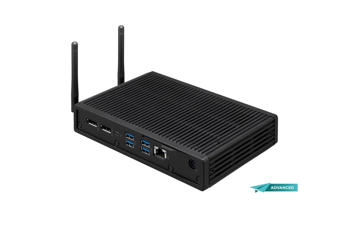 LG CL600I – Box Thin Client - Procesador Quad-Core; 4GB de RAM DDR4; 16GB de Almacenamiento; SO IGEL preinstalado; entradas: USB Type-C™ x1; DisplayPort x1; Puerto Ethernet;  Diseño Silencioso, CL600I-6N