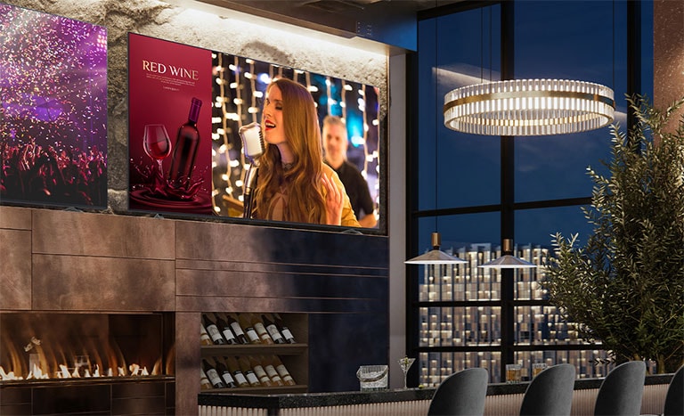 LG TV Signage con funciones esenciales.