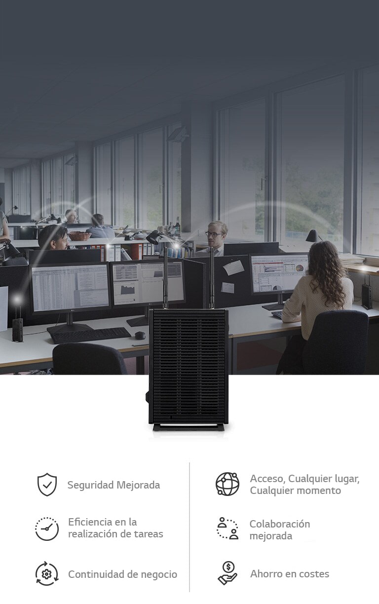 LG Thin Client ofrece un mejor rendimiento y costes más bajos que un PC convencional