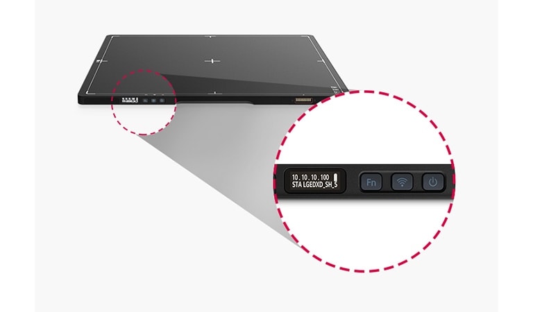 Control del estado del equipo a través de pantalla OLED