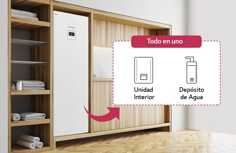 Ahorra espacio con el tipo integrado