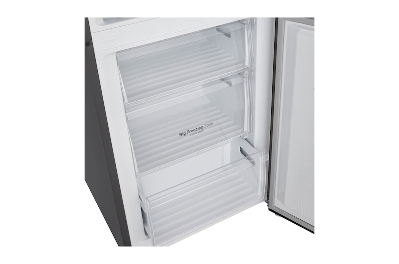 LG Frigorífico Combi  2m, Clasificación D, capacidad de 358l, inox antihuellas. Serie 200, GBM22HSADH