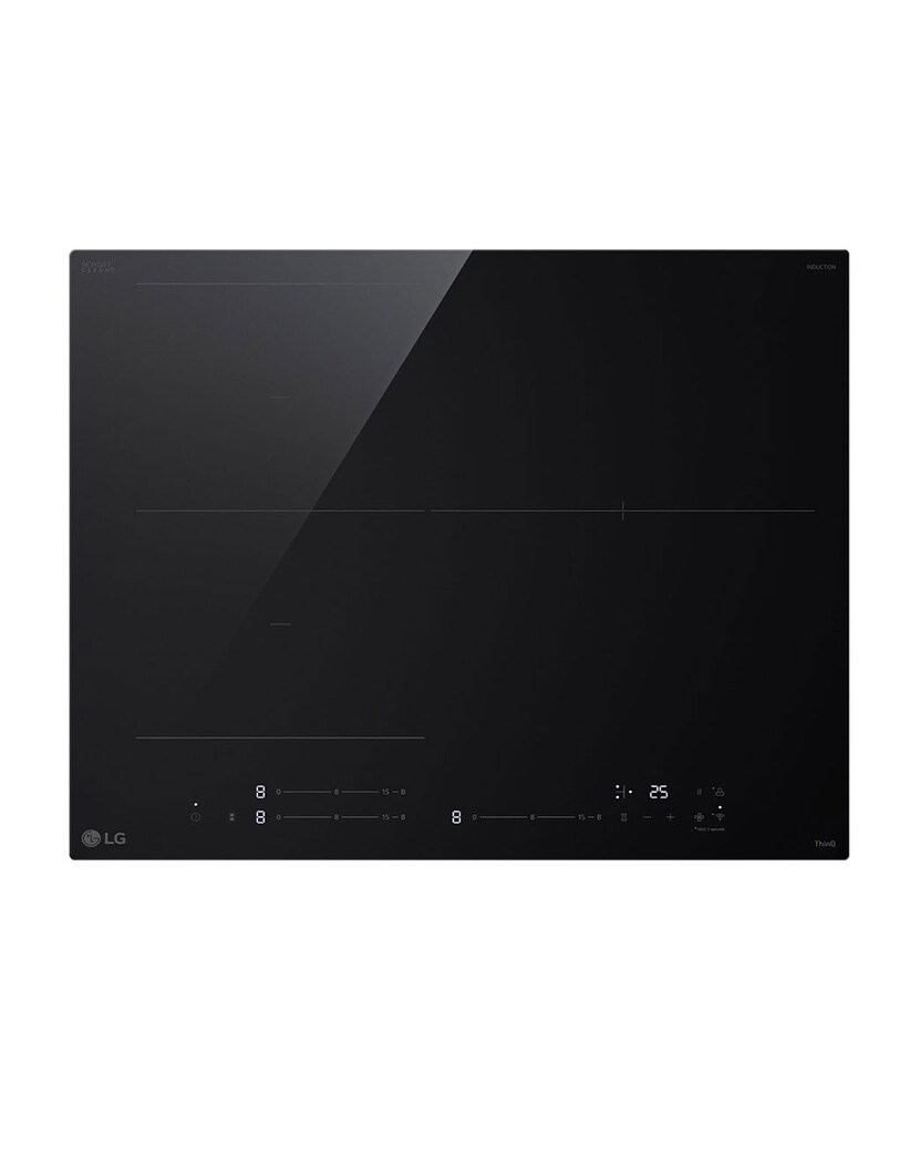 LG Oferta set: Horno LG Instaview 76 litros A+ Freidora de Aire y Placa de indución 59cm Flex + zona 28 cm, WSED7612S.CBIZ2